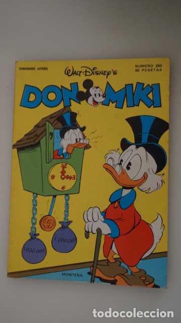 Tebeos: DON MIKI NUMERO 260, ( EDIBELSA, MONTENA, MONDIBERICA, MONDADORI, PRIMAVERA ).