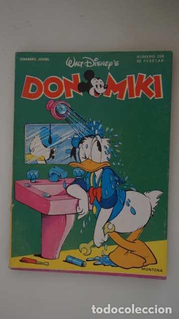 Tebeos: DON MIKI NUMERO 258, ( EDIBELSA, MONTENA, MONDIBERICA, MONDADORI, PRIMAVERA ).