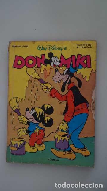 Tebeos: DON MIKI NUMERO 233, ( EDIBELSA, MONTENA, MONDIBERICA, MONDADORI, PRIMAVERA ).