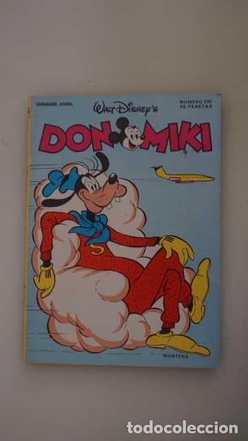 Tebeos: DON MIKI NUMERO 230, ( EDIBELSA, MONTENA, MONDIBERICA, MONDADORI, PRIMAVERA ).