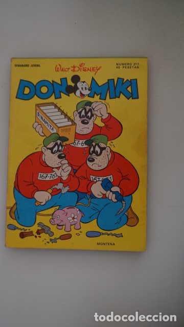 Tebeos: DON MIKI NUMERO 217, ( EDIBELSA, MONTENA, MONDIBERICA, MONDADORI, PRIMAVERA ).