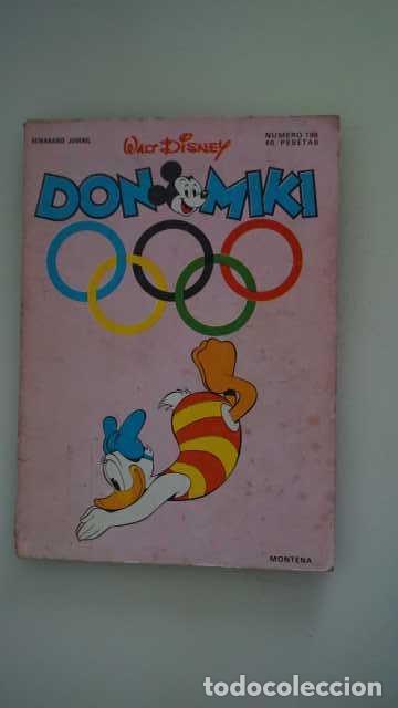 Tebeos: DON MIKI NUMERO 198, ( EDIBELSA, MONTENA, MONDIBERICA, MONDADORI, PRIMAVERA ).