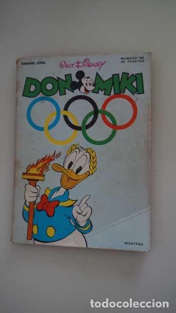 Tebeos: DON MIKI NUMERO 196, ( EDIBELSA, MONTENA, MONDIBERICA, MONDADORI, PRIMAVERA ).