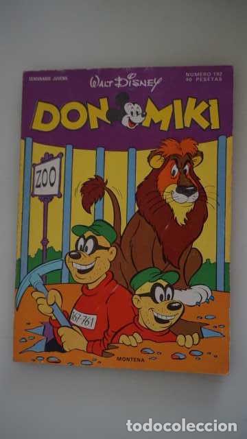 Tebeos: DON MIKI NUMERO 192, ( EDIBELSA, MONTENA, MONDIBERICA, MONDADORI, PRIMAVERA ).