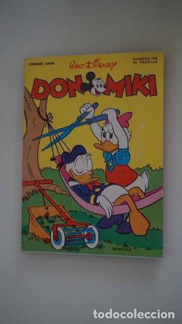 Tebeos: DON MIKI NUMERO 190, ( EDIBELSA, MONTENA, MONDIBERICA, MONDADORI, PRIMAVERA ).