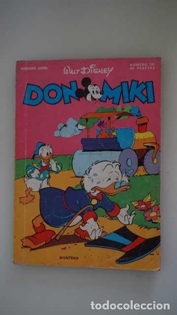 Tebeos: DON MIKI NUMERO 181, ( EDIBELSA, MONTENA, MONDIBERICA, MONDADORI, PRIMAVERA ).