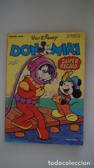Tebeos: DON MIKI NUMERO 177, ( EDIBELSA, MONTENA, MONDIBERICA, MONDADORI, PRIMAVERA ).