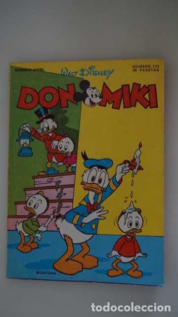 Tebeos: DON MIKI NUMERO 172, ( EDIBELSA, MONTENA, MONDIBERICA, MONDADORI, PRIMAVERA ).