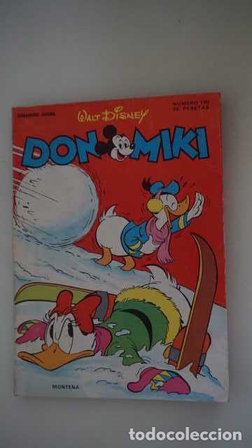 Tebeos: DON MIKI NUMERO 170, ( EDIBELSA, MONTENA, MONDIBERICA, MONDADORI, PRIMAVERA ).