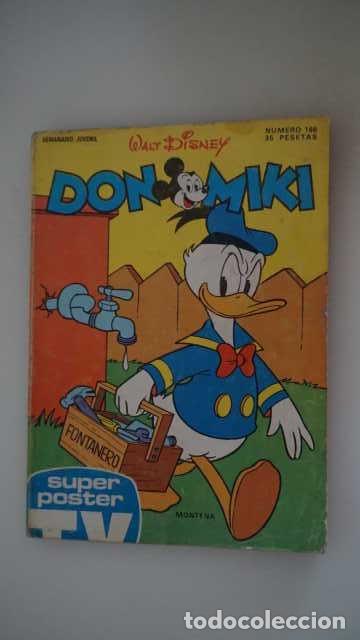 Tebeos: DON MIKI NUMERO 166, ( EDIBELSA, MONTENA, MONDIBERICA, MONDADORI, PRIMAVERA ).