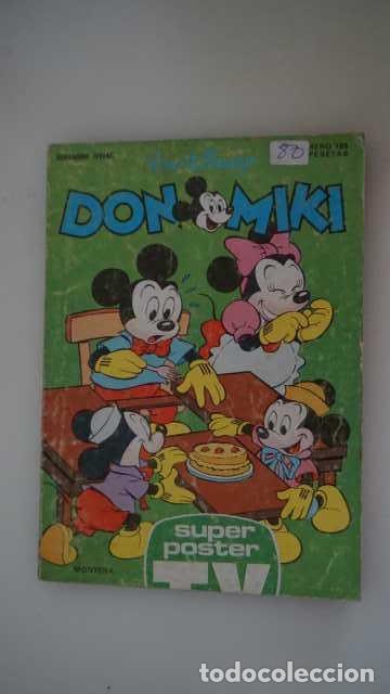 Tebeos: DON MIKI NUMERO 165, ( EDIBELSA, MONTENA, MONDIBERICA, MONDADORI, PRIMAVERA ).