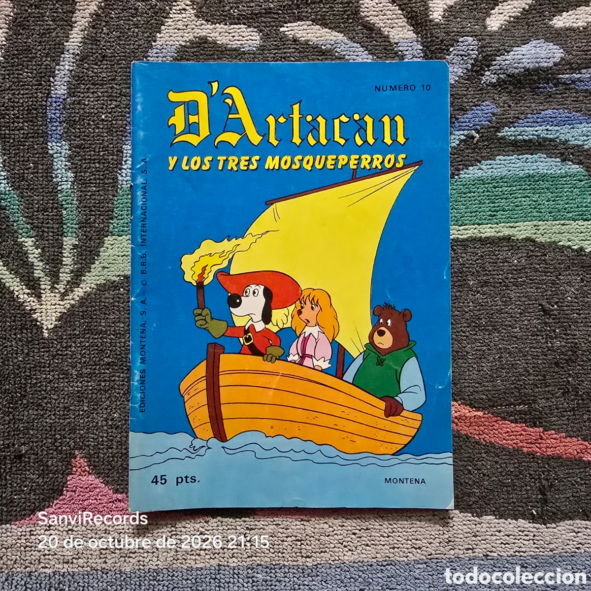Tebeos: D'ARTACAN Y LOS TRES MOSQUEPERROS 10 (MONTENA)