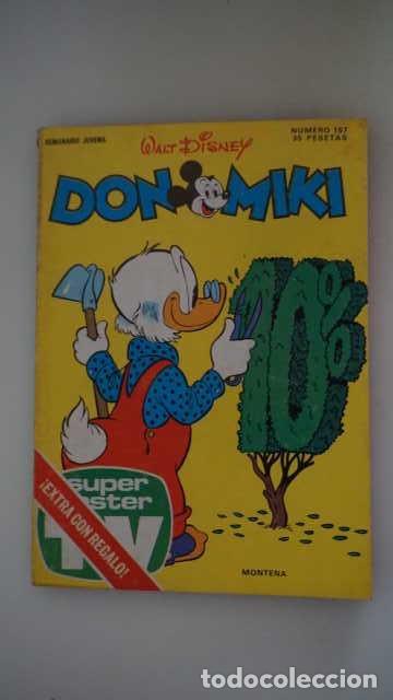 Tebeos: DON MIKI NUMERO 157, ( EDIBELSA, MONTENA, MONDIBERICA, MONDADORI, PRIMAVERA ).