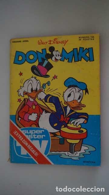 Tebeos: DON MIKI NUMERO 155, ( EDIBELSA, MONTENA, MONDIBERICA, MONDADORI, PRIMAVERA ).