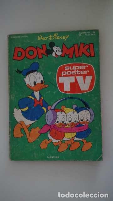Tebeos: DON MIKI NUMERO 134, ( EDIBELSA, MONTENA, MONDIBERICA, MONDADORI, PRIMAVERA ).