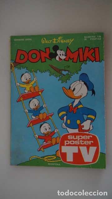 Tebeos: DON MIKI NUMERO 126, ( EDIBELSA, MONTENA, MONDIBERICA, MONDADORI, PRIMAVERA ).
