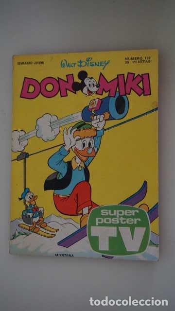 Tebeos: DON MIKI NUMERO 122, ( EDIBELSA, MONTENA, MONDIBERICA, MONDADORI, PRIMAVERA ).