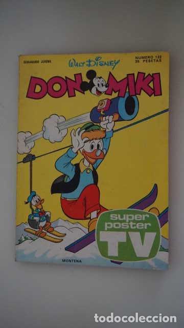 Tebeos: DON MIKI NUMERO 122, ( EDIBELSA, MONTENA, MONDIBERICA, MONDADORI, PRIMAVERA ).