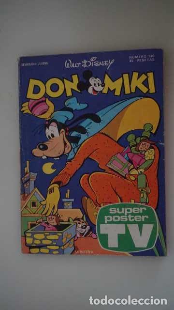 Tebeos: DON MIKI NUMERO 120, ( EDIBELSA, MONTENA, MONDIBERICA, MONDADORI, PRIMAVERA ).