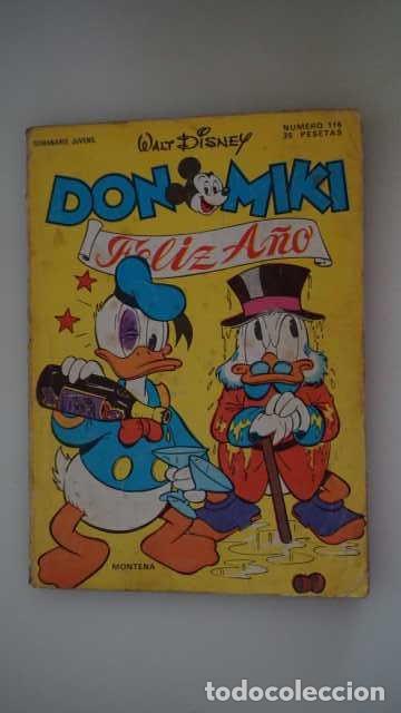 Tebeos: DON MIKI NUMERO 116, ( EDIBELSA, MONTENA, MONDIBERICA, MONDADORI, PRIMAVERA ).