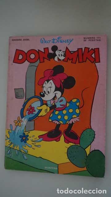 Tebeos: DON MIKI NUMERO 111, ( EDIBELSA, MONTENA, MONDIBERICA, MONDADORI, PRIMAVERA ).