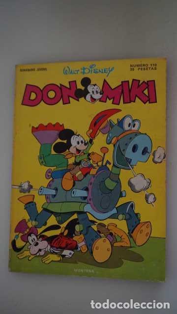 Tebeos: DON MIKI NUMERO 110, ( EDIBELSA, MONTENA, MONDIBERICA, MONDADORI, PRIMAVERA ).