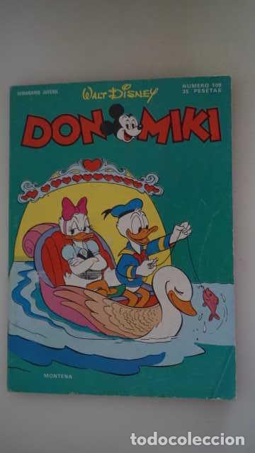 Tebeos: DON MIKI NUMERO 109, ( EDIBELSA, MONTENA, MONDIBERICA, MONDADORI, PRIMAVERA ).