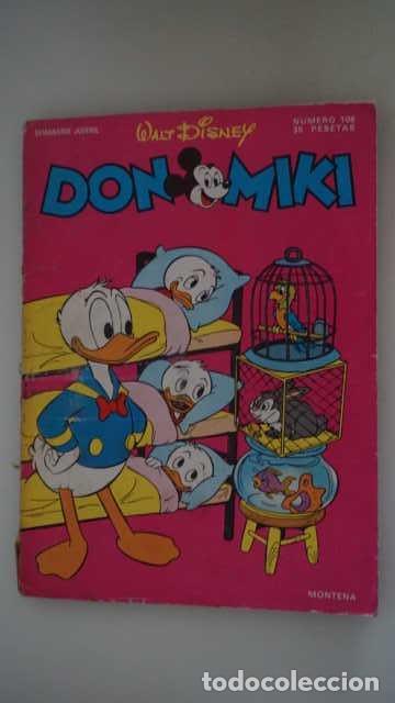 Tebeos: DON MIKI NUMERO 108, ( EDIBELSA, MONTENA, MONDIBERICA, MONDADORI, PRIMAVERA ).