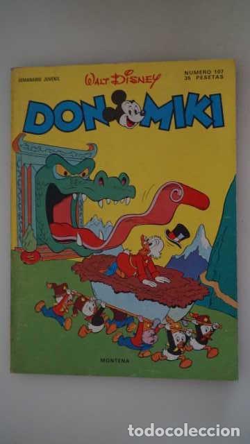 Tebeos: DON MIKI NUMERO 107, ( EDIBELSA, MONTENA, MONDIBERICA, MONDADORI, PRIMAVERA ).