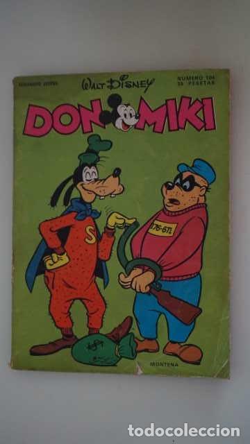 Tebeos: DON MIKI NUMERO 104, ( EDIBELSA, MONTENA, MONDIBERICA, MONDADORI, PRIMAVERA ).