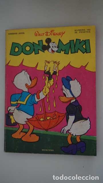 Tebeos: DON MIKI NUMERO 103, ( EDIBELSA, MONTENA, MONDIBERICA, MONDADORI, PRIMAVERA ).
