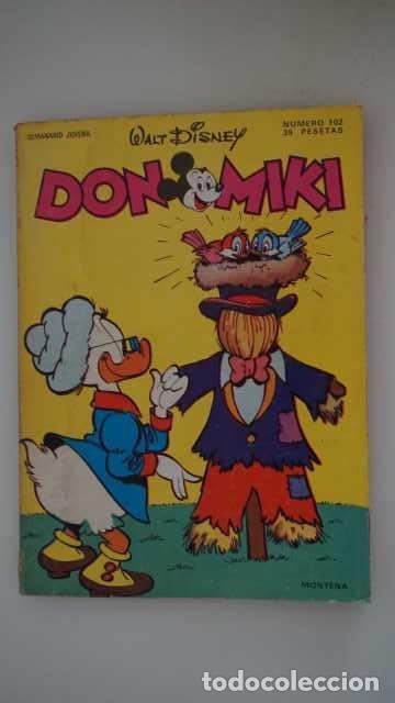 Tebeos: DON MIKI NUMERO 102, ( EDIBELSA, MONTENA, MONDIBERICA, MONDADORI, PRIMAVERA ).