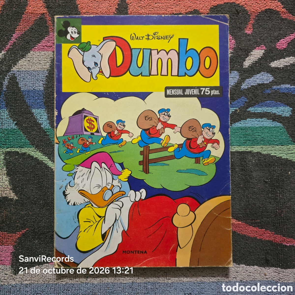 Tebeos: WALT DISNEY, DUMBO 14 (MONTENA)