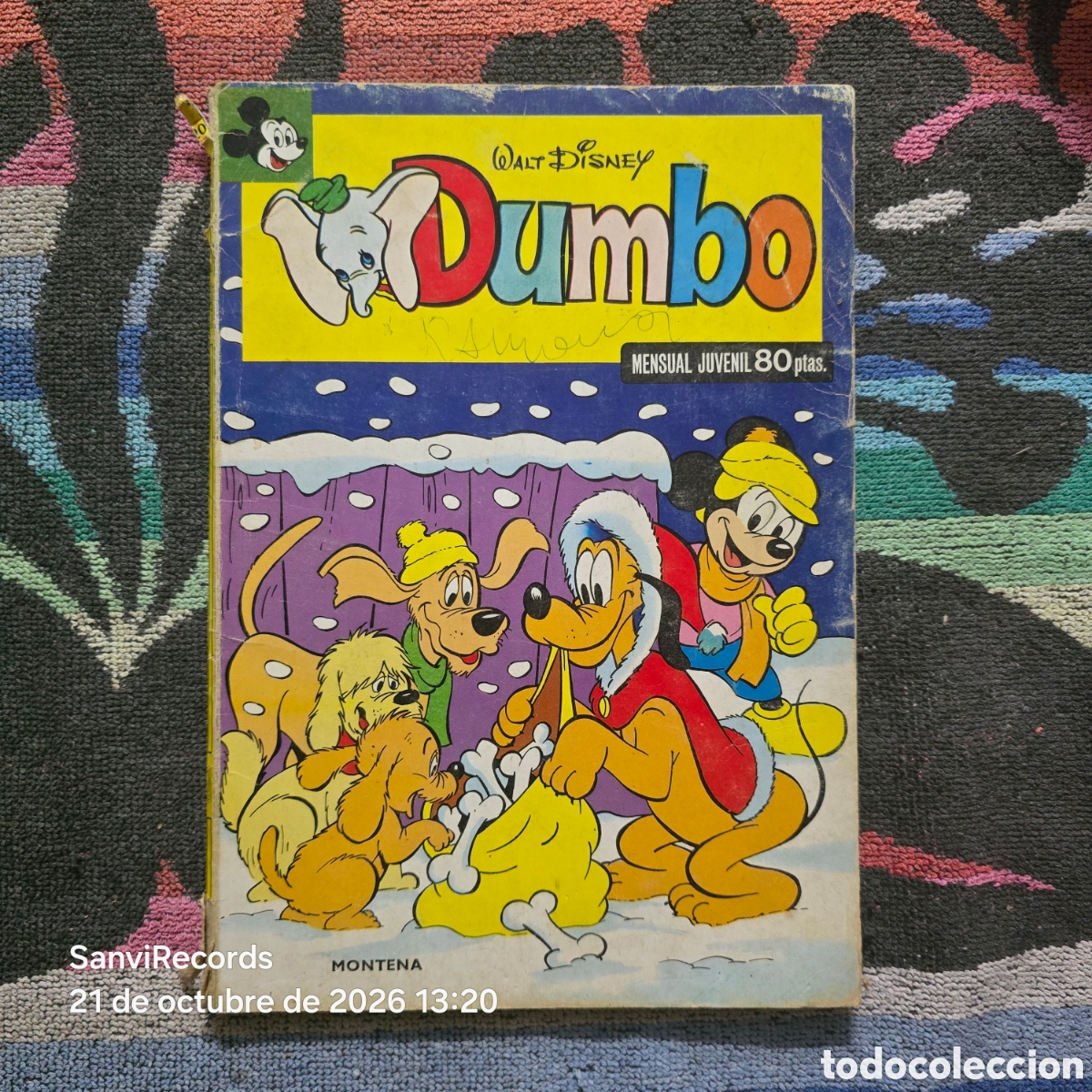 Tebeos: WALT DISNEY, DUMBO 20 (MONTENA)