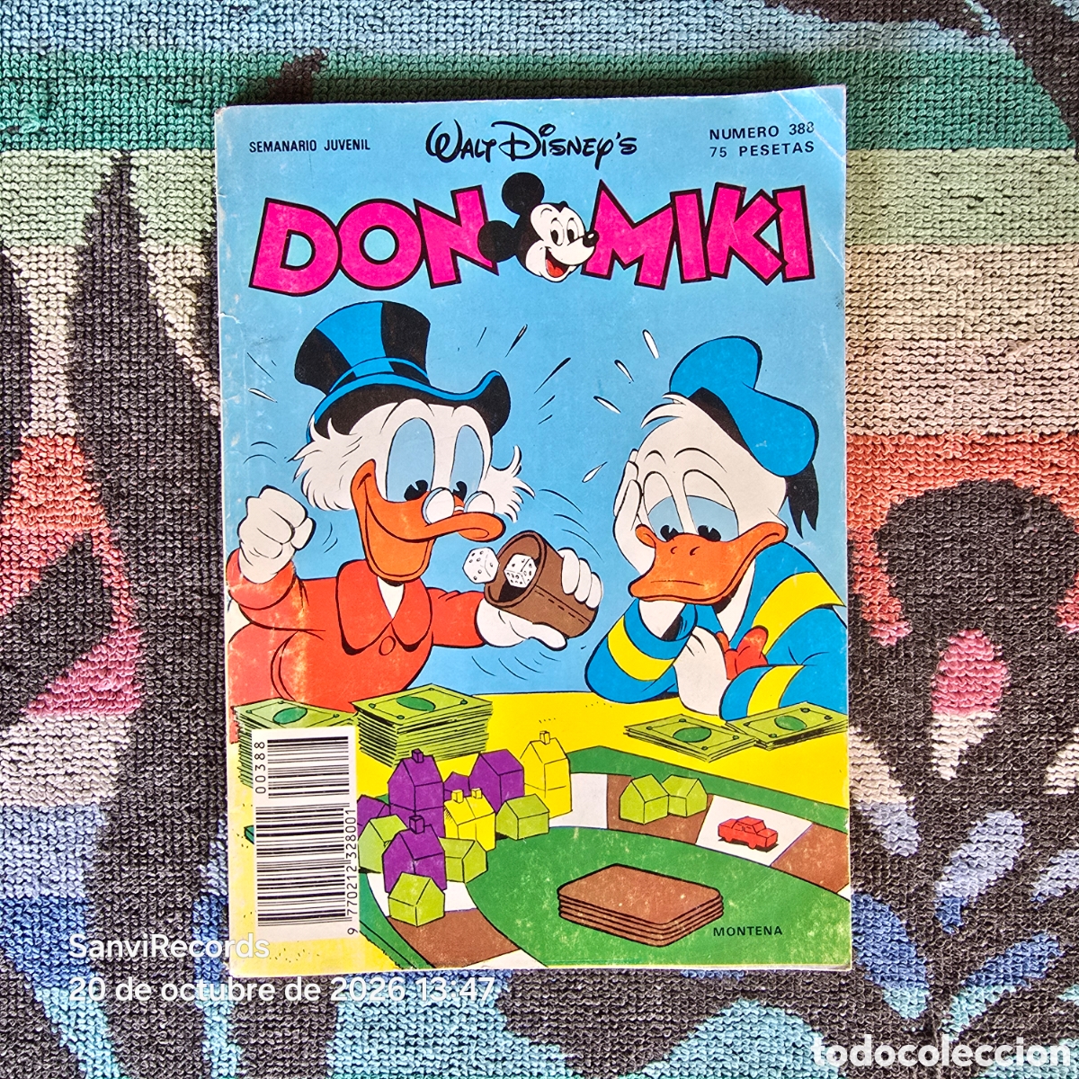Tebeos: WALT DISNEY, DON MIKI 388 (MONTENA)