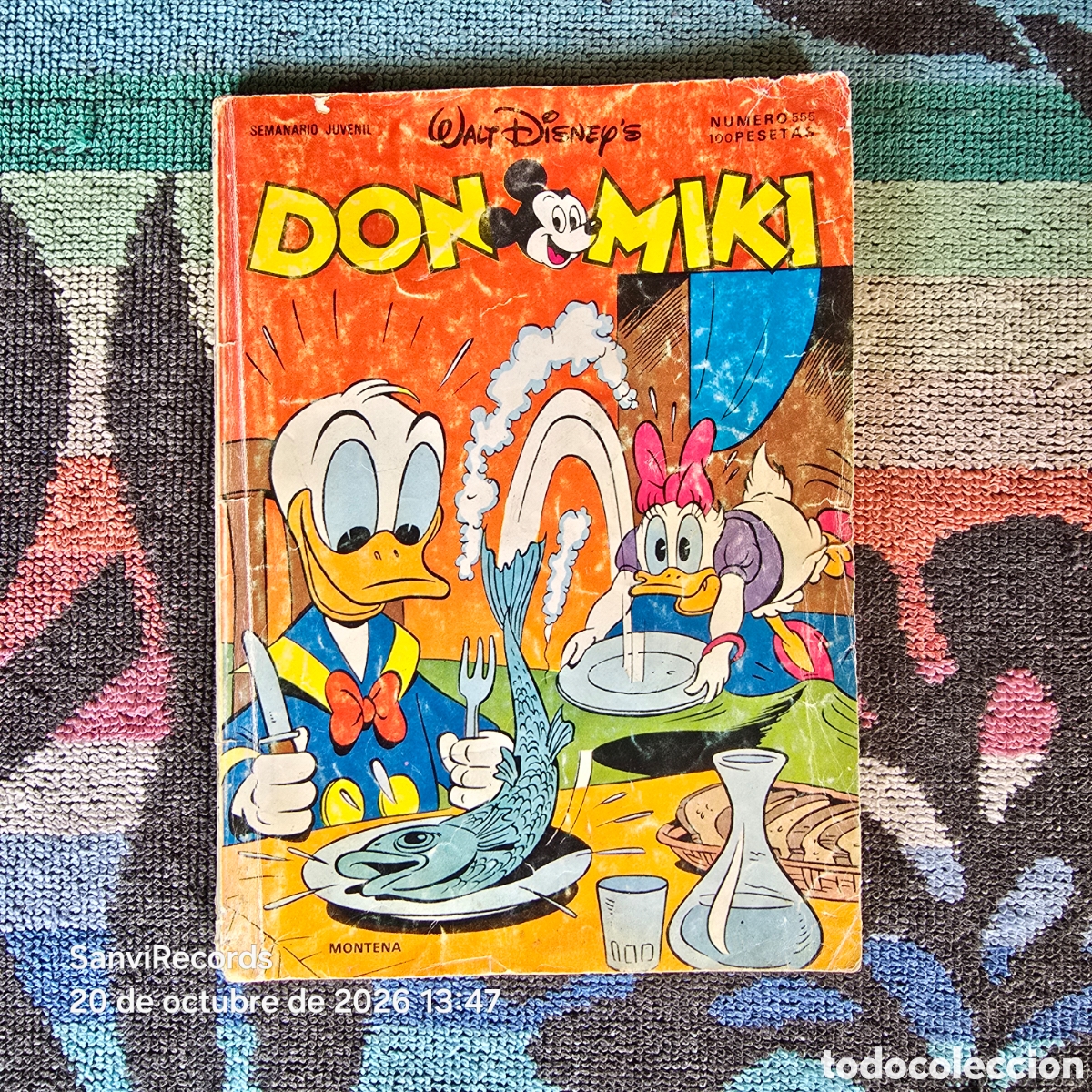 Tebeos: WALT DISNEY, DON MIKI 555 (MONTENA)