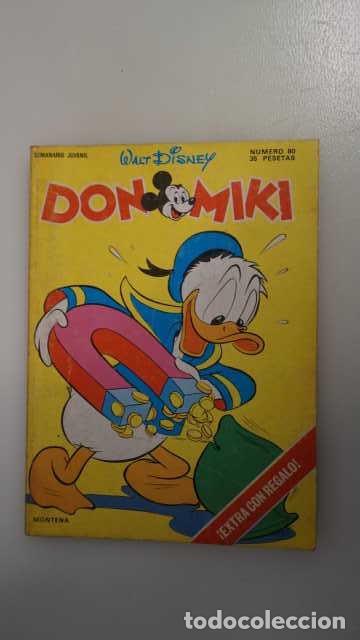 Tebeos: DON MIKI NUMERO 80, ( EDIBELSA, MONTENA, MONDIBERICA, MONDADORI, PRIMAVERA ).