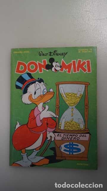 Tebeos: DON MIKI NUMERO 79, ( EDIBELSA, MONTENA, MONDIBERICA, MONDADORI, PRIMAVERA ).