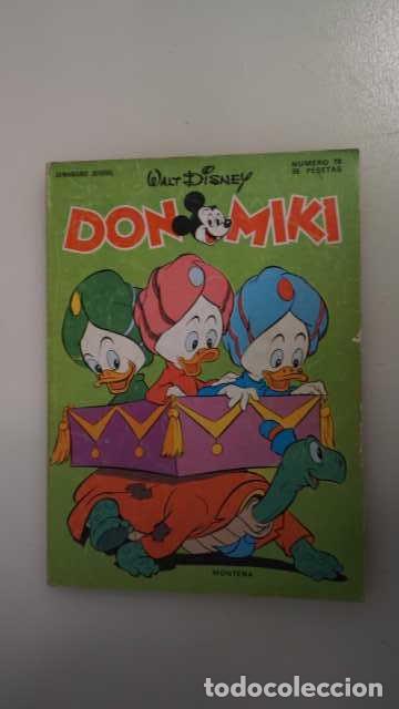 Tebeos: DON MIKI NUMERO 78, ( EDIBELSA, MONTENA, MONDIBERICA, MONDADORI, PRIMAVERA ).