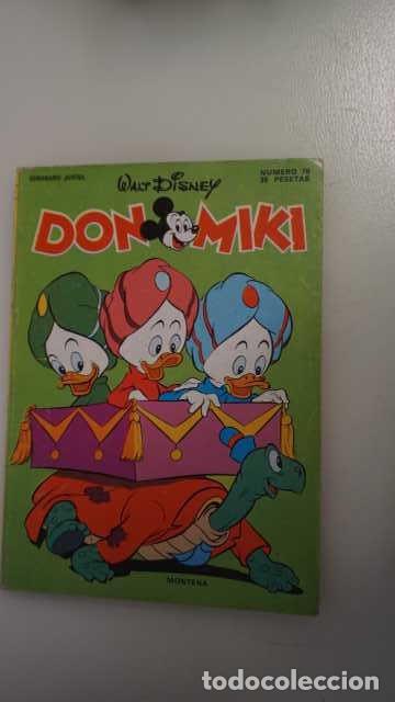 Tebeos: DON MIKI NUMERO 78, ( EDIBELSA, MONTENA, MONDIBERICA, MONDADORI, PRIMAVERA ).