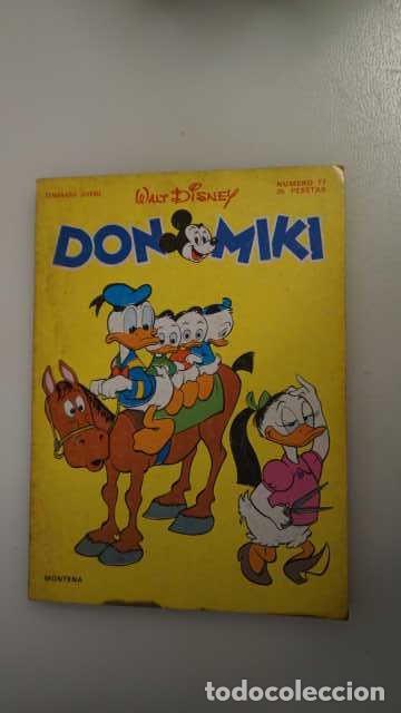 Tebeos: DON MIKI NUMERO 77, ( EDIBELSA, MONTENA, MONDIBERICA, MONDADORI, PRIMAVERA ).