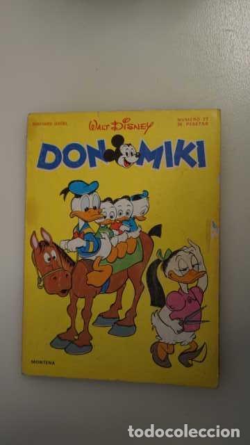 Tebeos: DON MIKI NUMERO 77, ( EDIBELSA, MONTENA, MONDIBERICA, MONDADORI, PRIMAVERA ).