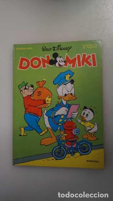 Tebeos: DON MIKI NUMERO 75, ( EDIBELSA, MONTENA, MONDIBERICA, MONDADORI, PRIMAVERA ).