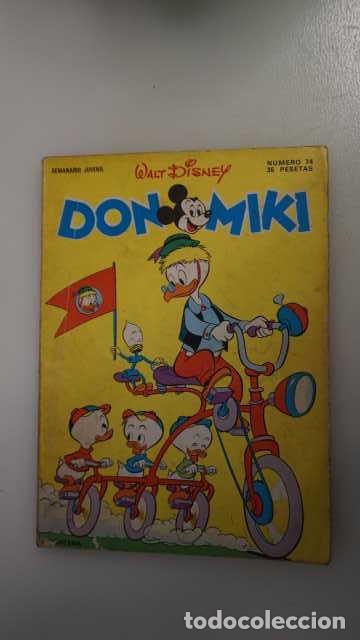 Tebeos: DON MIKI NUMERO 74, ( EDIBELSA, MONTENA, MONDIBERICA, MONDADORI, PRIMAVERA ).
