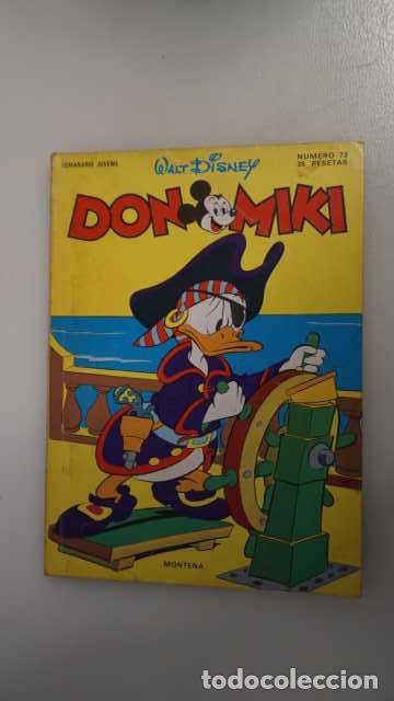 Tebeos: DON MIKI NUMERO 73, ( EDIBELSA, MONTENA, MONDIBERICA, MONDADORI, PRIMAVERA ).