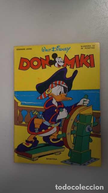 Tebeos: DON MIKI NUMERO 73, ( EDIBELSA, MONTENA, MONDIBERICA, MONDADORI, PRIMAVERA ).