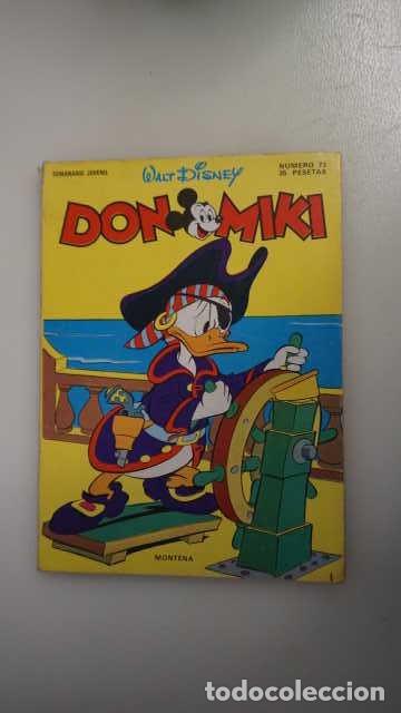 Tebeos: DON MIKI NUMERO 73, ( EDIBELSA, MONTENA, MONDIBERICA, MONDADORI, PRIMAVERA ).