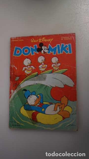 Tebeos: DON MIKI NUMERO 72, ( EDIBELSA, MONTENA, MONDIBERICA, MONDADORI, PRIMAVERA ).