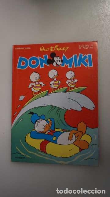 Tebeos: DON MIKI NUMERO 72, ( EDIBELSA, MONTENA, MONDIBERICA, MONDADORI, PRIMAVERA ).