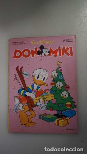 Tebeos: DON MIKI NUMERO 63, ( EDIBELSA, MONTENA, MONDIBERICA, MONDADORI, PRIMAVERA ).